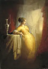 William Rimmer, At the Window