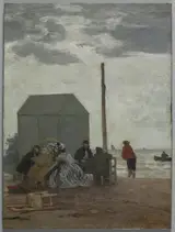 Eugène Boudin, The Beach at Deauville