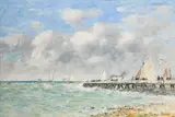 Eugène Boudin, Trouville Pier