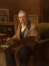 Herman Richir, The Painter Alexandre Nestor Nicolas Robert