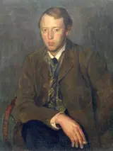 Aksel Waldemar Johannessen, Selbstporträt