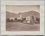 Lai Afong, Untitled (Hong Kong, St. John’s Cathedral, from the Parade Ground, H.M. Regiment on Parade)
