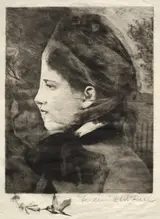 Frederick Warren Freer, Head of a Woman