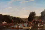 Edward Armitage, The Pontoon on Virginia Water, 5 July 1853