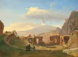 Louise-Joséphine Sarazin de Belmont, The Roman Theater at Taormina