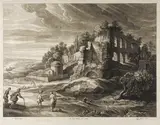 Schelte a Bolswert, Landscape with the Great Ruins, from The Small Landscapes