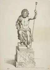 Louis Lafitte, Jupiter, drawn from the collection of M. Denon