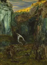 John William Inchbold, Gordale Scar, Yorkshire