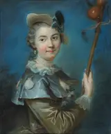 Louis Vigée, Unknown woman in pilgrim costume