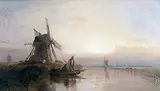 Thomas Lound, Sunrise on the Yare, Norfolk