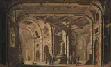Jacopo Fabris, Fængselsdekoration med fanger og fangevogtere