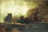 William Edward Dighton, On the Avon, near Stratford, Warwickshire