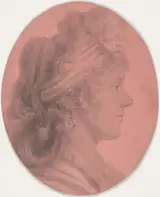 Charles Balthazar Saint-Memin, Portrait of Eleanor Ramsay Fitzwilliam