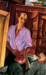 Gyula Derkovits, Me and my Wife (Self-portrait)