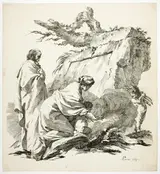 Jean-Marie Pierre, The Virgin Warms Jesus' Hands in the Fire