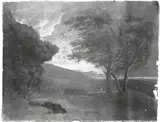 William Elford, A Landscape: The Approach of a Shower
