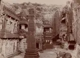 Lala Deen Dayal, Khalias Rock-Hewn Temple, Ellora