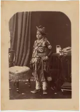 Lala Deen Dayal, His Highness Maharaja Scindia of Gwalior