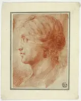 Godfrey Kneller Bt., Bust of Woman in Profile to Left