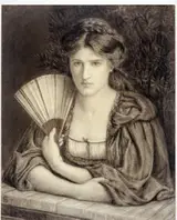 Marie Euphrosyne Spartali Stillman, Self-portrait