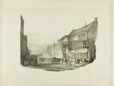 Charles Joseph Hullmandel, Bridge Street, Chester, from Lithographic Impressions of Sketches From Nature