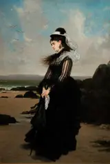 Jules-Émile Saintin, Woman in Black