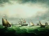 John Ward, The Wreck of the Ship 'Thomas' off the Stony Binks, 8 June 1821