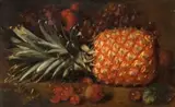 George Walter Harris, Still Life with a Pineapple