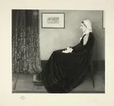 Thomas Robert Way, Arrangement in Grey and Black: Portrait of the Artist's Mother, after Whistler