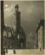 Thomas Shotter Boys Nws, St. Etienne du Mont and the Pantheon, Paris