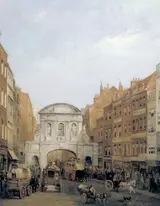 William Henry Haines, Temple Bar from the Strand, London