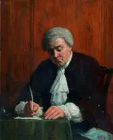 William Henry Haines, Very Important: A Man Writing at a Table