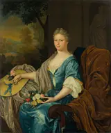 Frans van Mieris d.J., Portrait of Maria Clara van der Hagen (1703-1765)