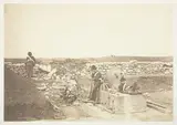 Roger Fenton att., A Quiet Day in the Mortar Battery