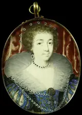 John Hoskins, Henriëtte Maria van Frankrijk (1609-1669). Echtgenote van Karel I van Engeland
