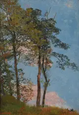 Edward Robert Hughes, Landscape with Trees