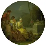 Noël Hallé, Figures in a Park