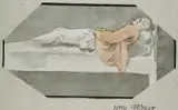 Johan Fredric Martin, Yngling som sover på en soffa