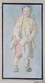 Johan Fredric Martin, Liten trashank med bakåtstruket hår