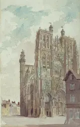 Francis Philip Barraud, Abbeville Cathedral, 1885
