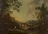Johann Jakob Schalch, Landscape with Figures