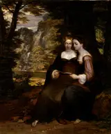 Washington Allston, Hermia and Helena
