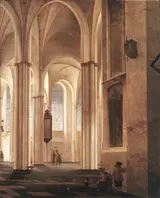 Pieter Jansz. Saenredam, Interior of the Buurkerk in Utrecht