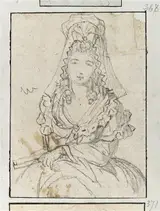 Charles Percier Bassant, Portrait of Pauline Chatillon