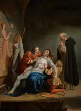 Auguste Couder, The Death of Masaccio