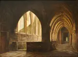 Auguste de Forbin, Intérieur du cloître de la cathédrale Saint-Sauveur d'Aix