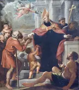 Mateo Cerezo, Saint Thomas of Villanova Giving Alms