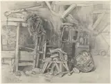Petrus Franciscus Greive, Interieur van een stal