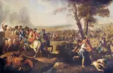 Louis Laguerre, Eight Battle Scenes after the Marlborough House Murals: The Pursuit of the French after the Battle of Ramillies