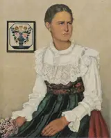 Gustave Stoskopf, Portrait of a young Alsatian girl